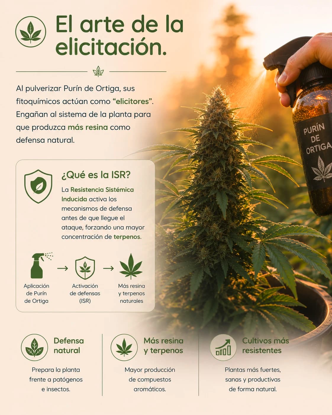 Elicitación de resina