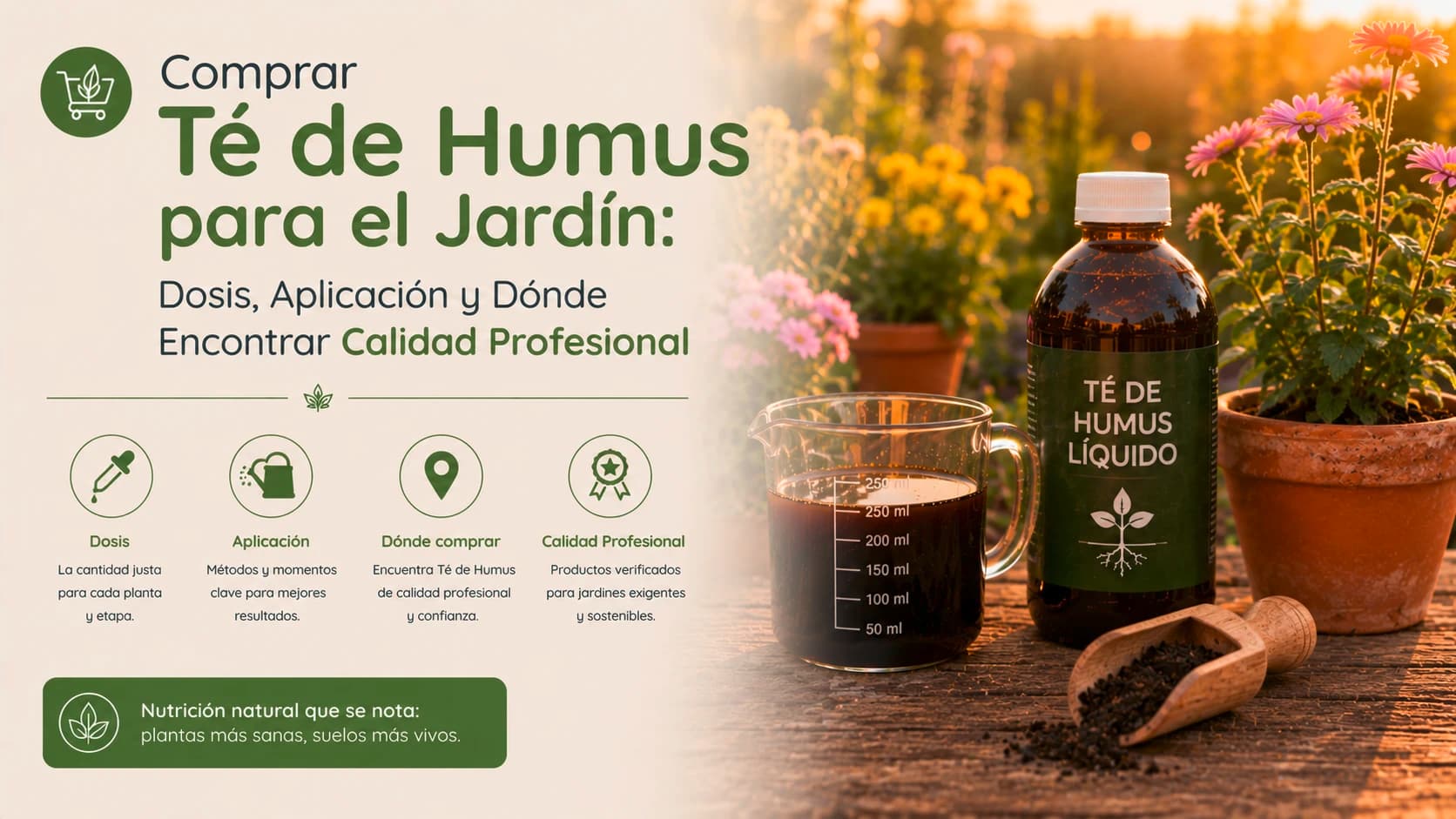Dosis exacta de té de humus líquido para tomates en maceta: guía sin riesgo de quema