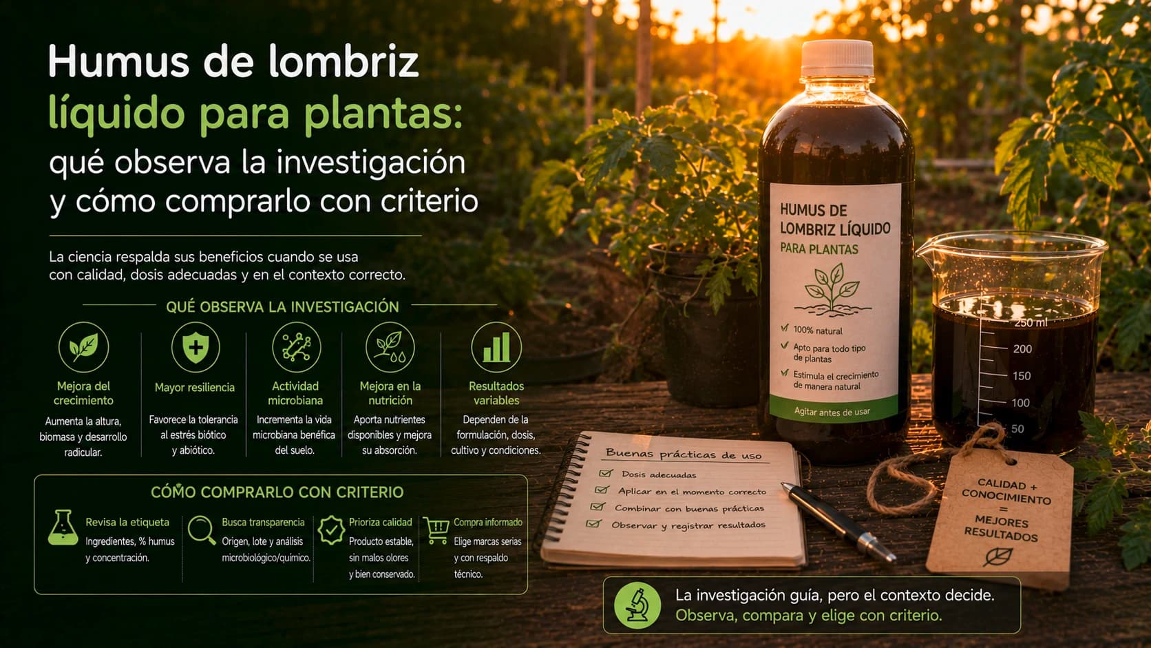 Plantas decorativas de interior nutridas de forma segura y suave con humus líquido.